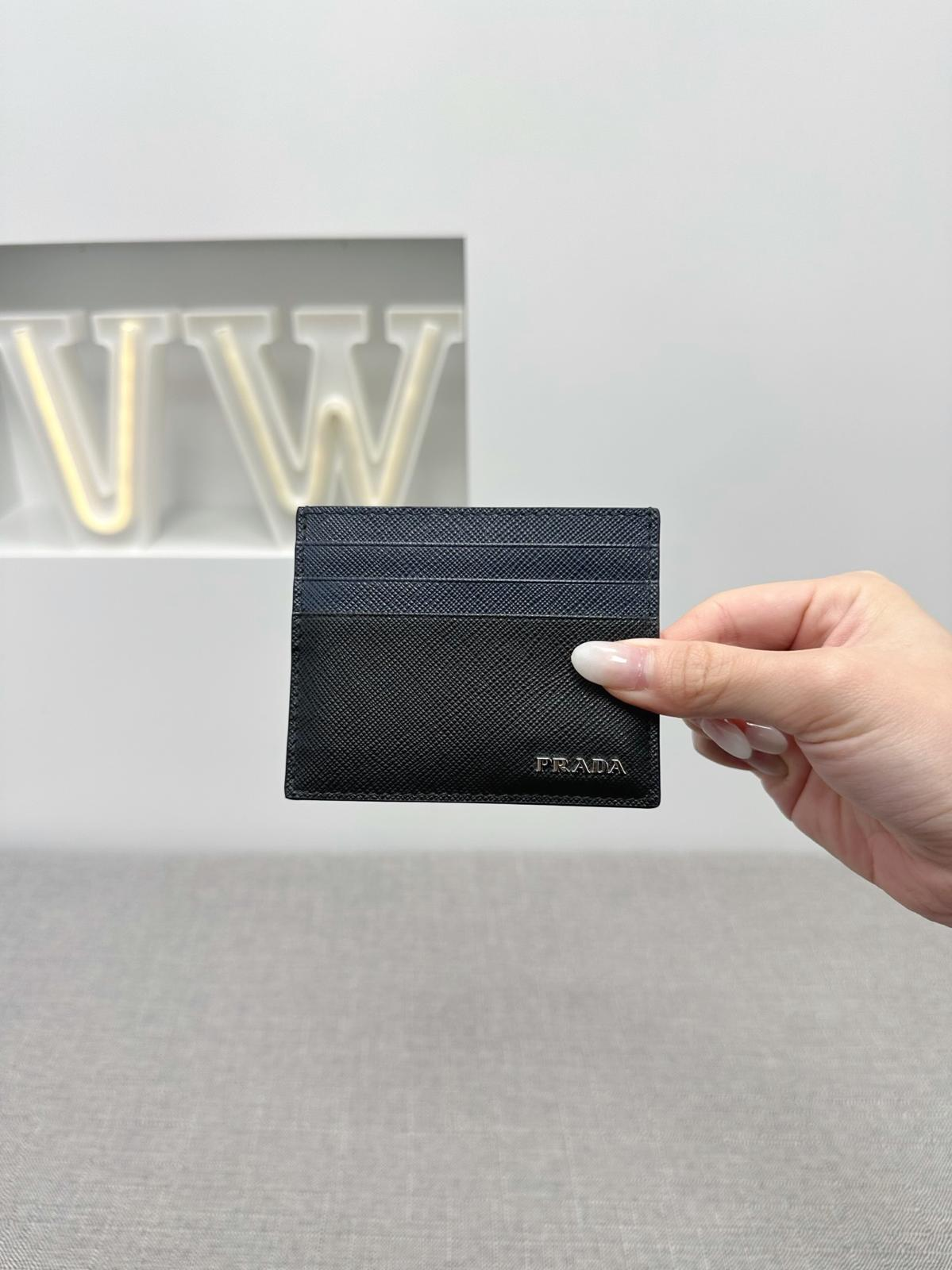 Prada Saffiano Leather Card Holder
