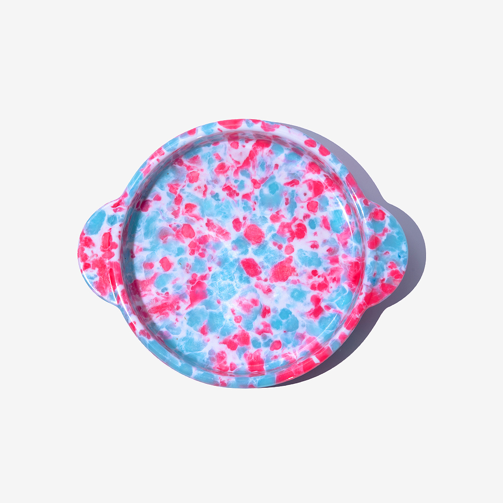 BRIDGE. DOG 大理石 MINI 雙耳碗 (莓果泡泡)