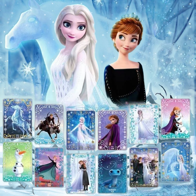 冰雪奇缘闪卡收藏卡（款式随机）