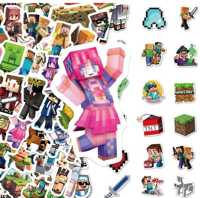我的世界 素材贴纸 120枚