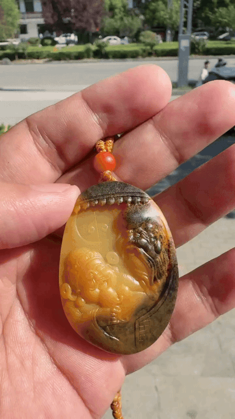 616716 和田玉籽料人財兩旺牌子