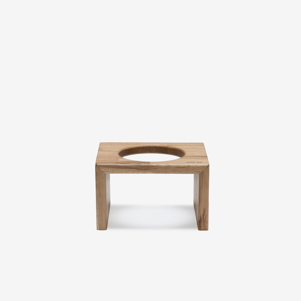 BRIDGE.DOG 單口原木碗架 MINI/BASIC 6CM