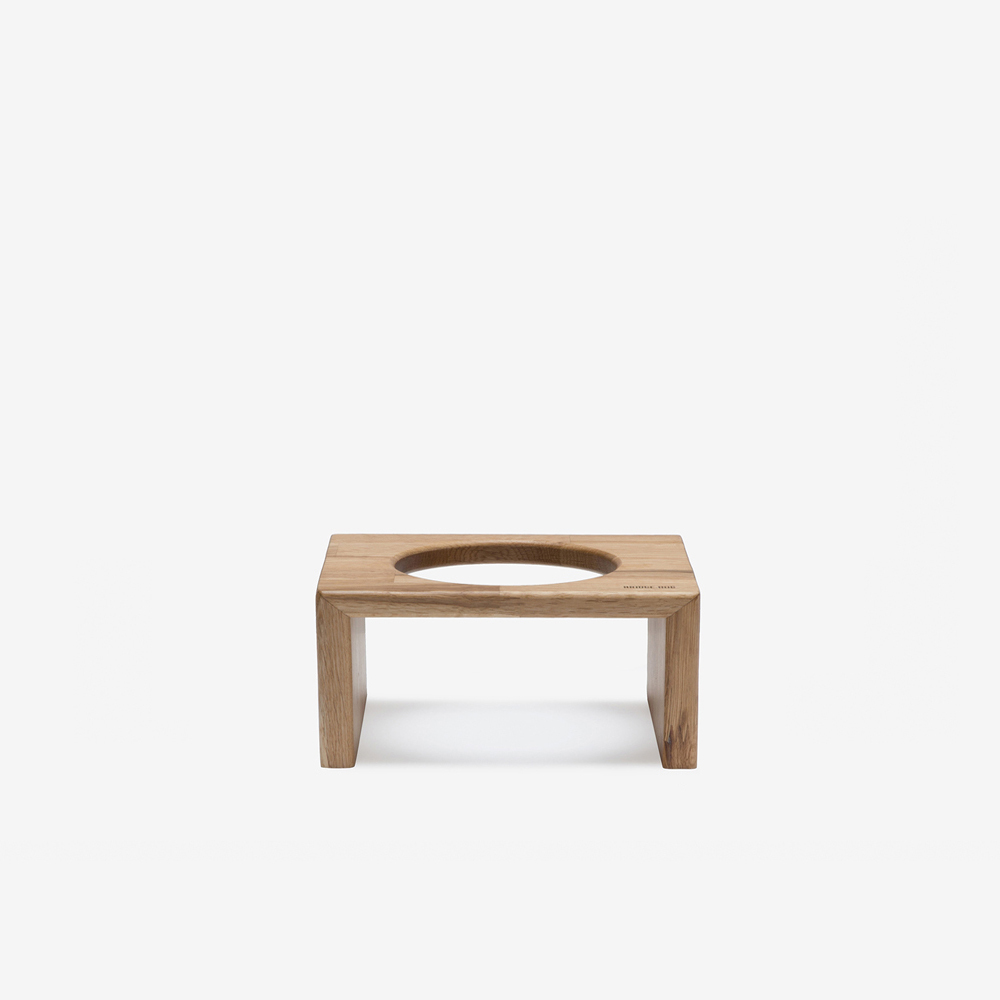 BRIDGE. DOG 單口原木碗架 MINI/BASIC 9CM