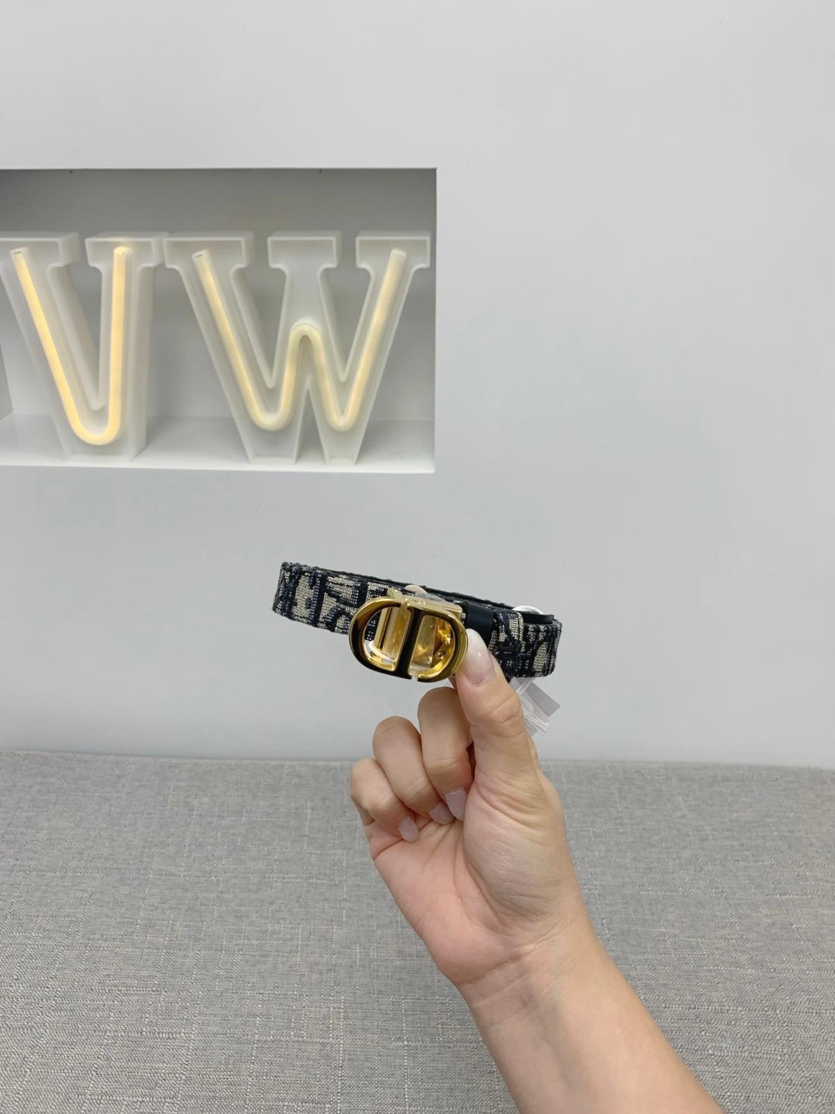 Dior 30 Montaigne Reversible 2cm Belt