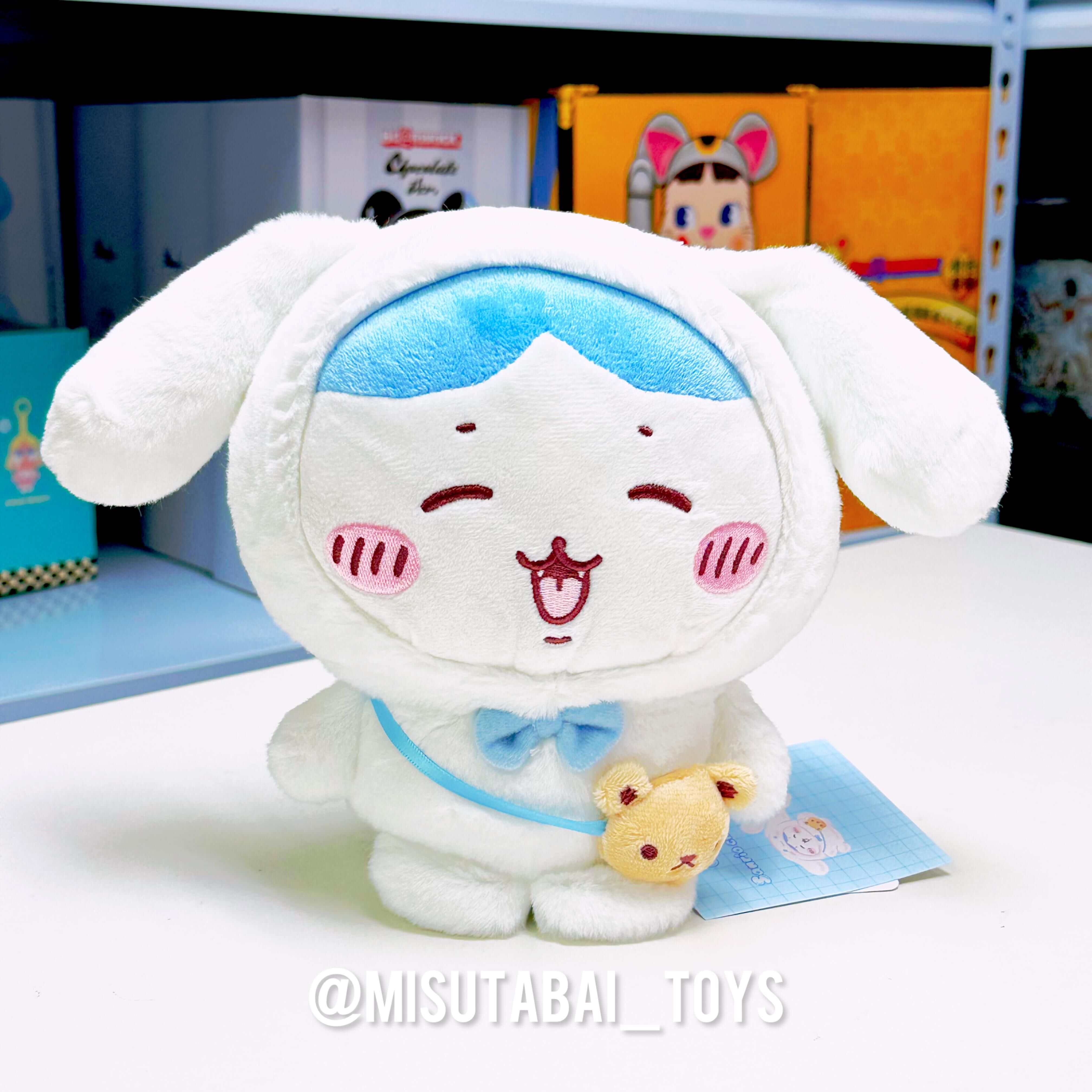 Chiikawa x Sanrio Hachiware Cinnamoro Plush Doll 18cm