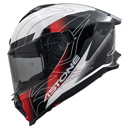 ASTONE GT6 PLUS 彩繪 YF1 白/紅 全罩