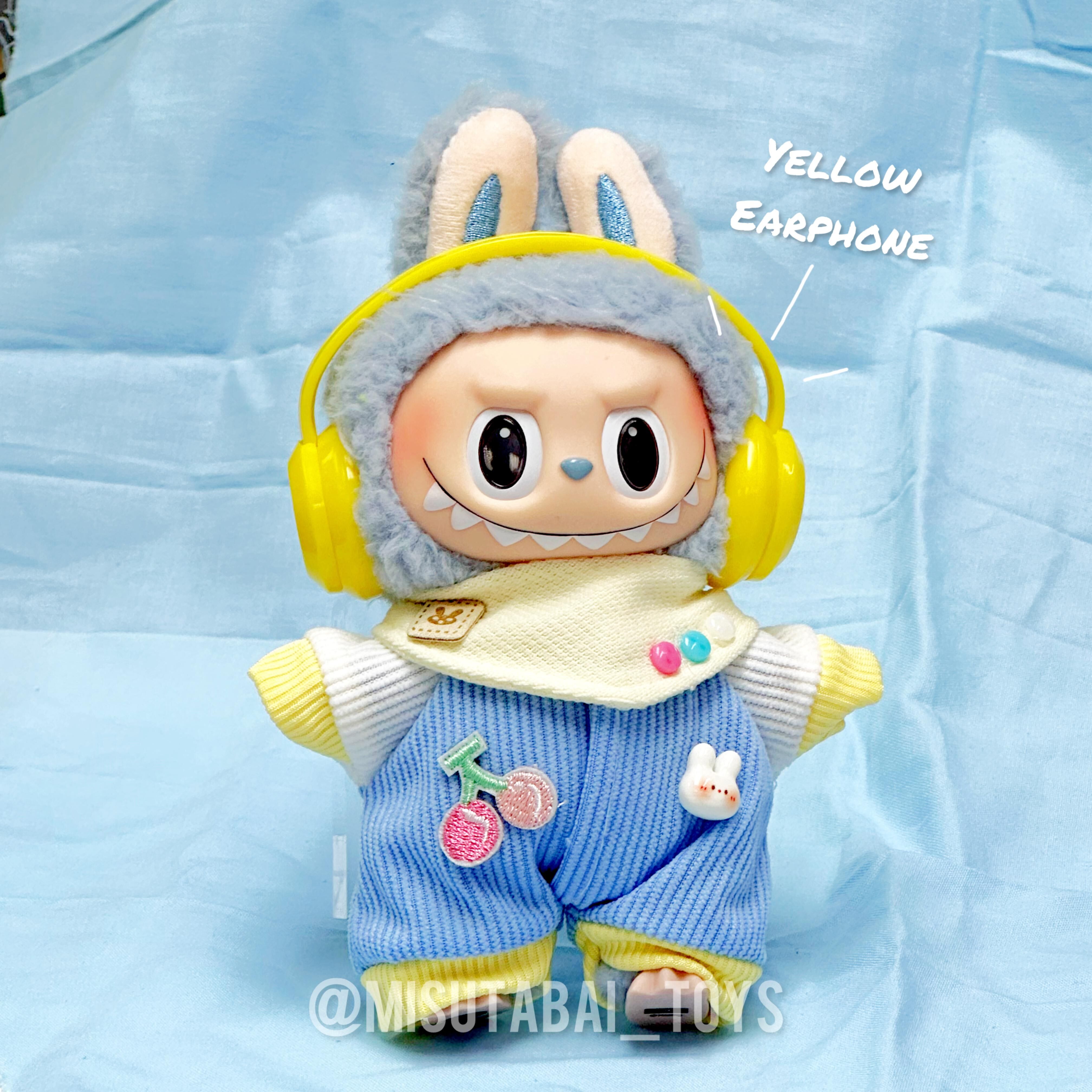 Doll Outfit Accessories AS23 - Yellow Earphone