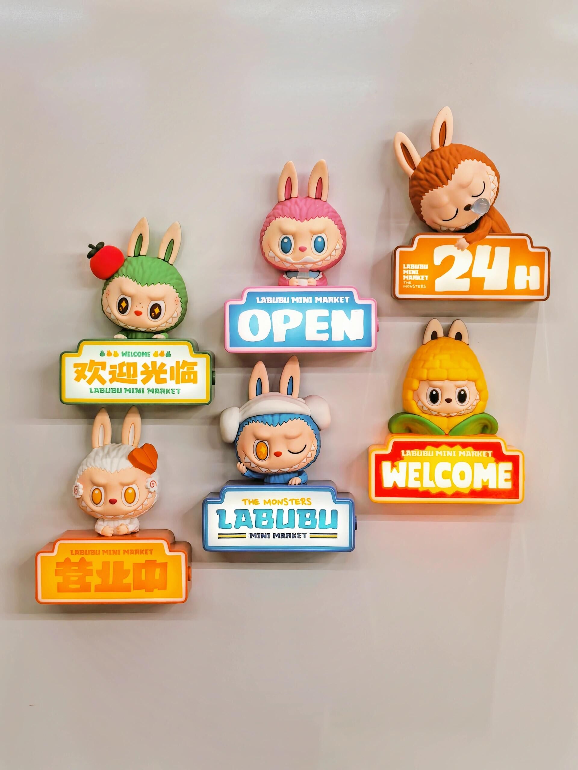 泡泡瑪特 The Monsters Labubu 怪味便利店系列磁鐵盲盒 6+1款 拉布布 可亮燈 冰箱貼 磁鐵/預購(任買兩件711免運)