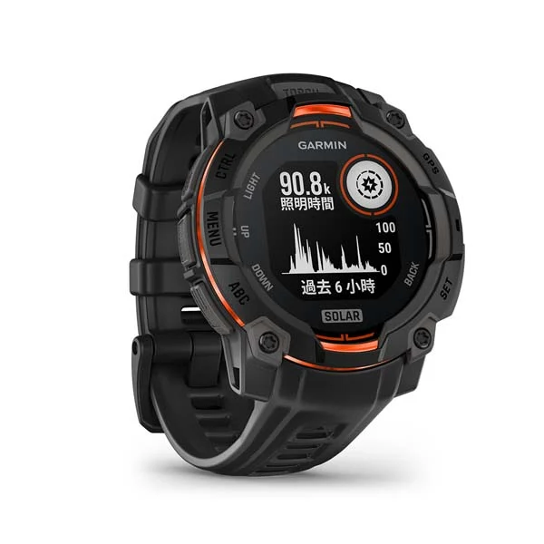 Garmin Instinct 3 45mm Solar 本我系列 - 太陽能 GPS 智慧腕錶 45mm大錶徑 (中英文版)