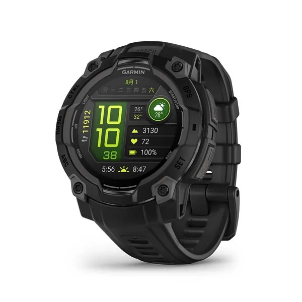 Garmin Instinct 3 45mm Amoled 本我系列 - GPS 智慧腕錶 45mm大錶徑 (中英文版)