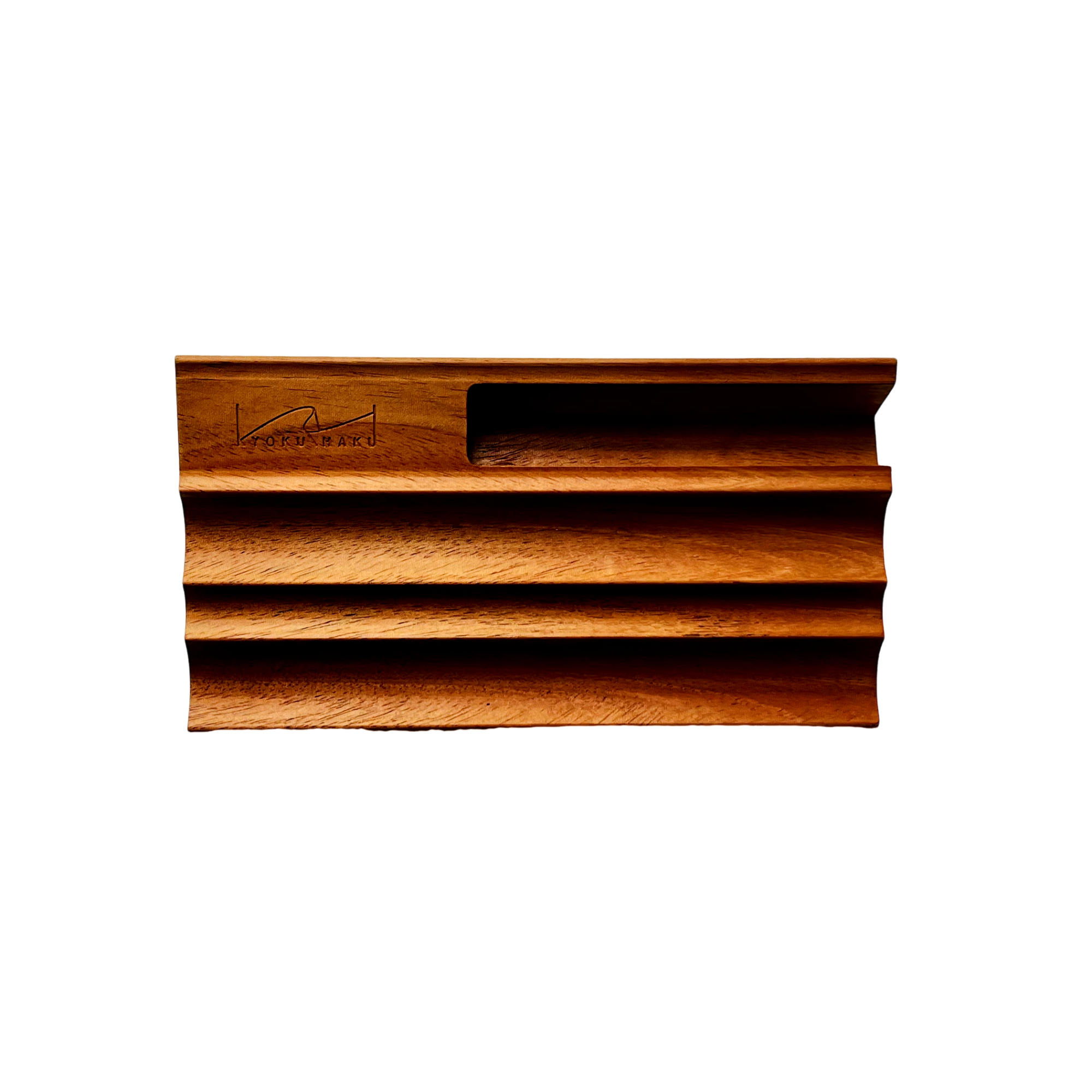 Kyokuhaku 桃花心木製筆座