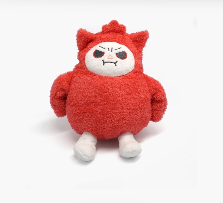 Learning Time The Reversible Emomo Plushes-Angry & Calm Emomo Plush