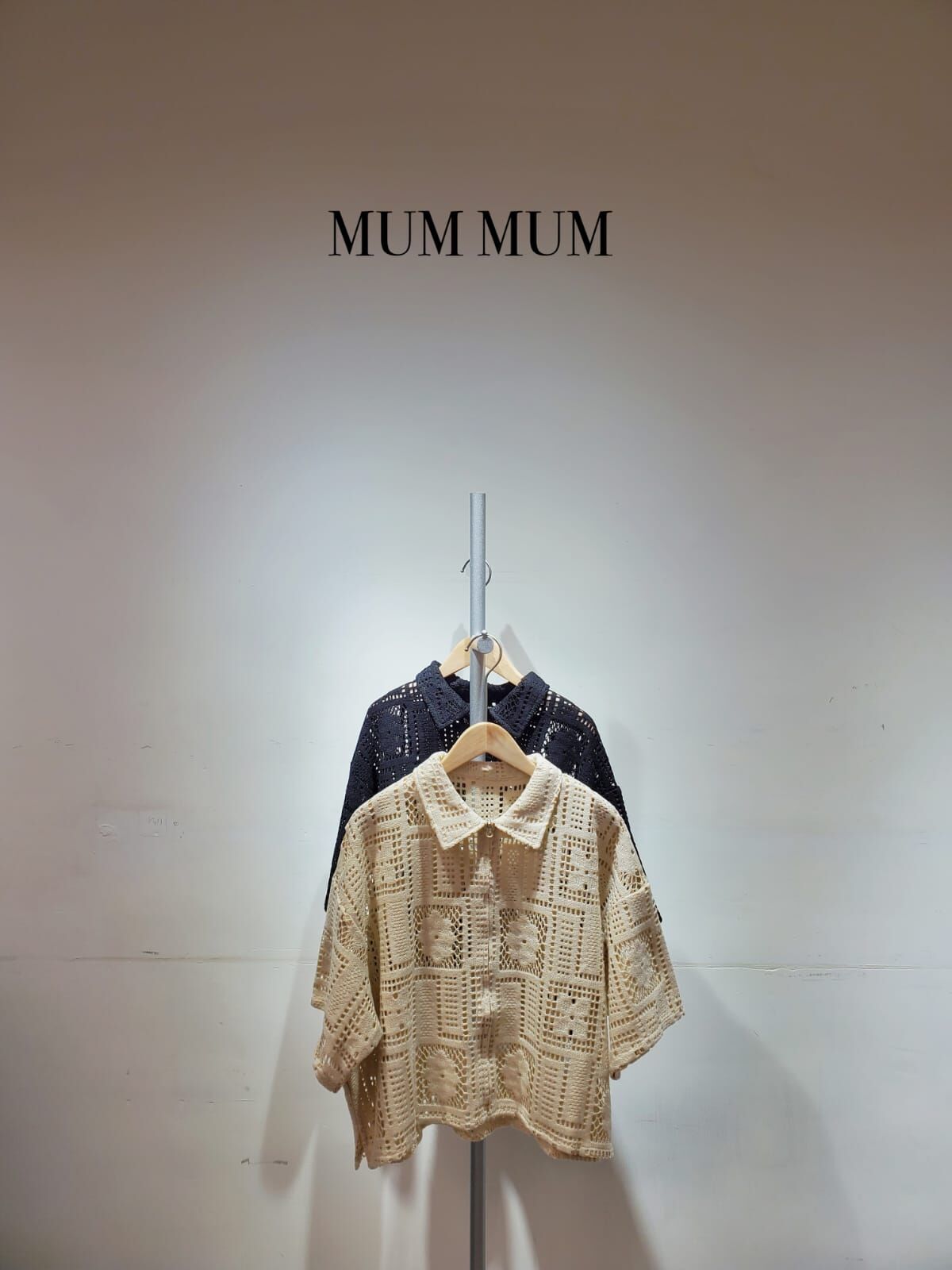 0212456a／格仔洞洞上衣 50/50/21