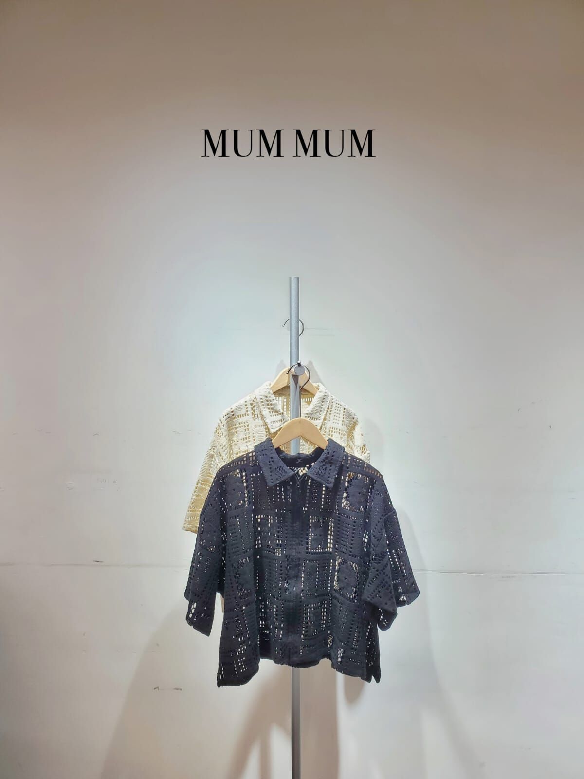 0212456a／格仔洞洞上衣 50/50/21