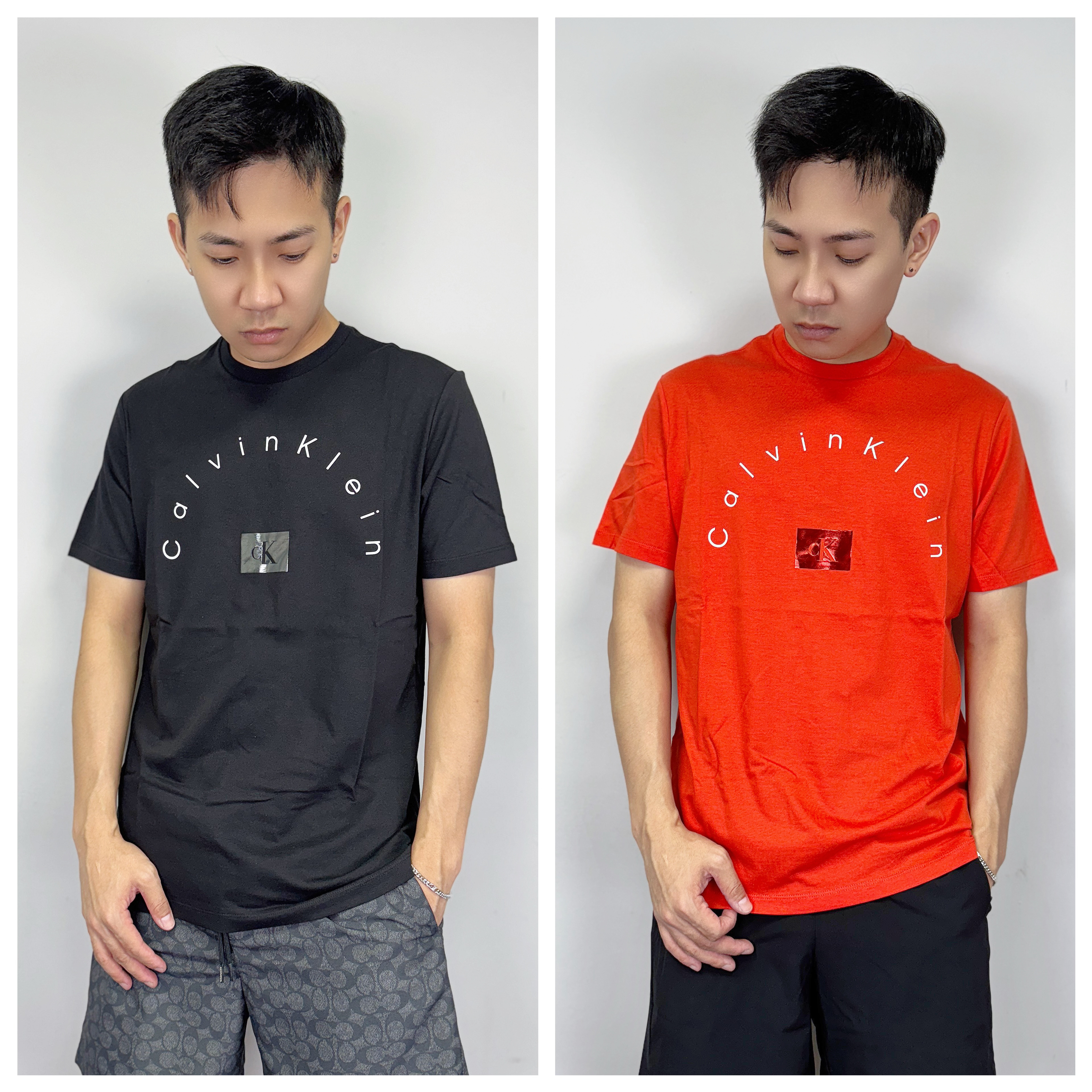 Calvin Klein CK 圓弧字母 短袖上衣 短T