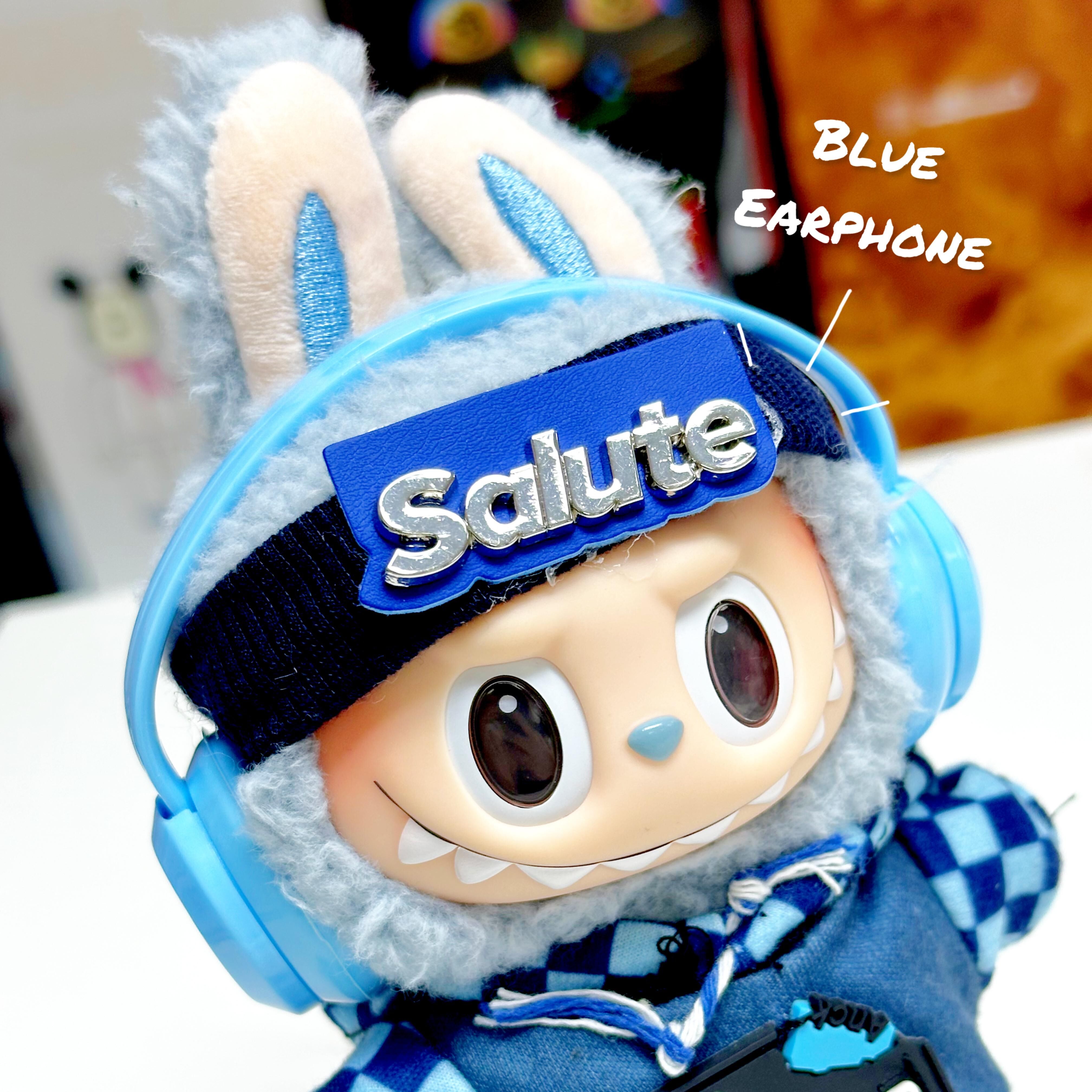Doll Outfit Accessories AS24 - Blue Earphone
