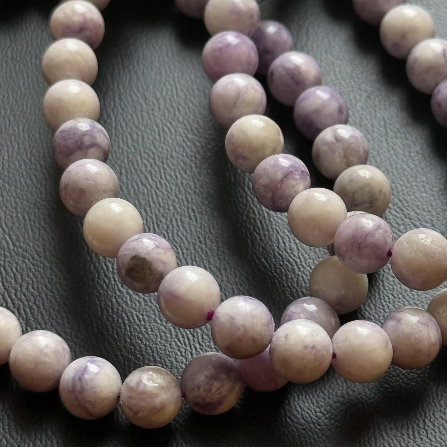 [原石] 紫方納石 水晶手串