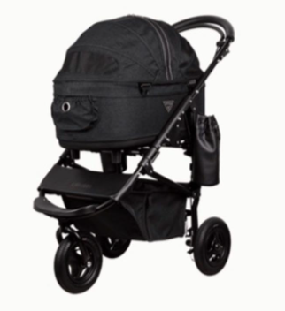 AirBuggy Dome2 M Brake Earth系列高級寵物手推車．黑色15kg