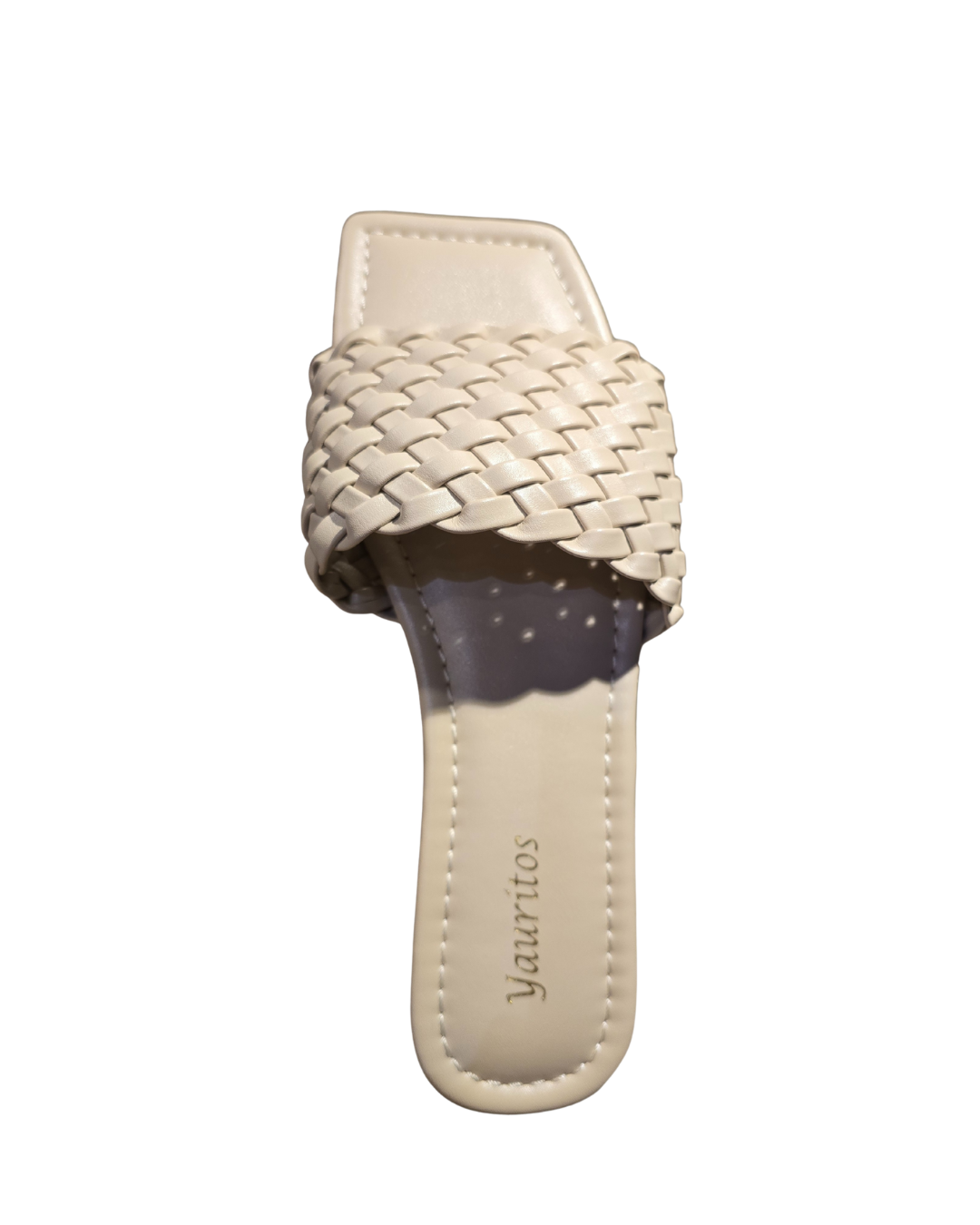 Yauritos | S002W|白色平底涼鞋