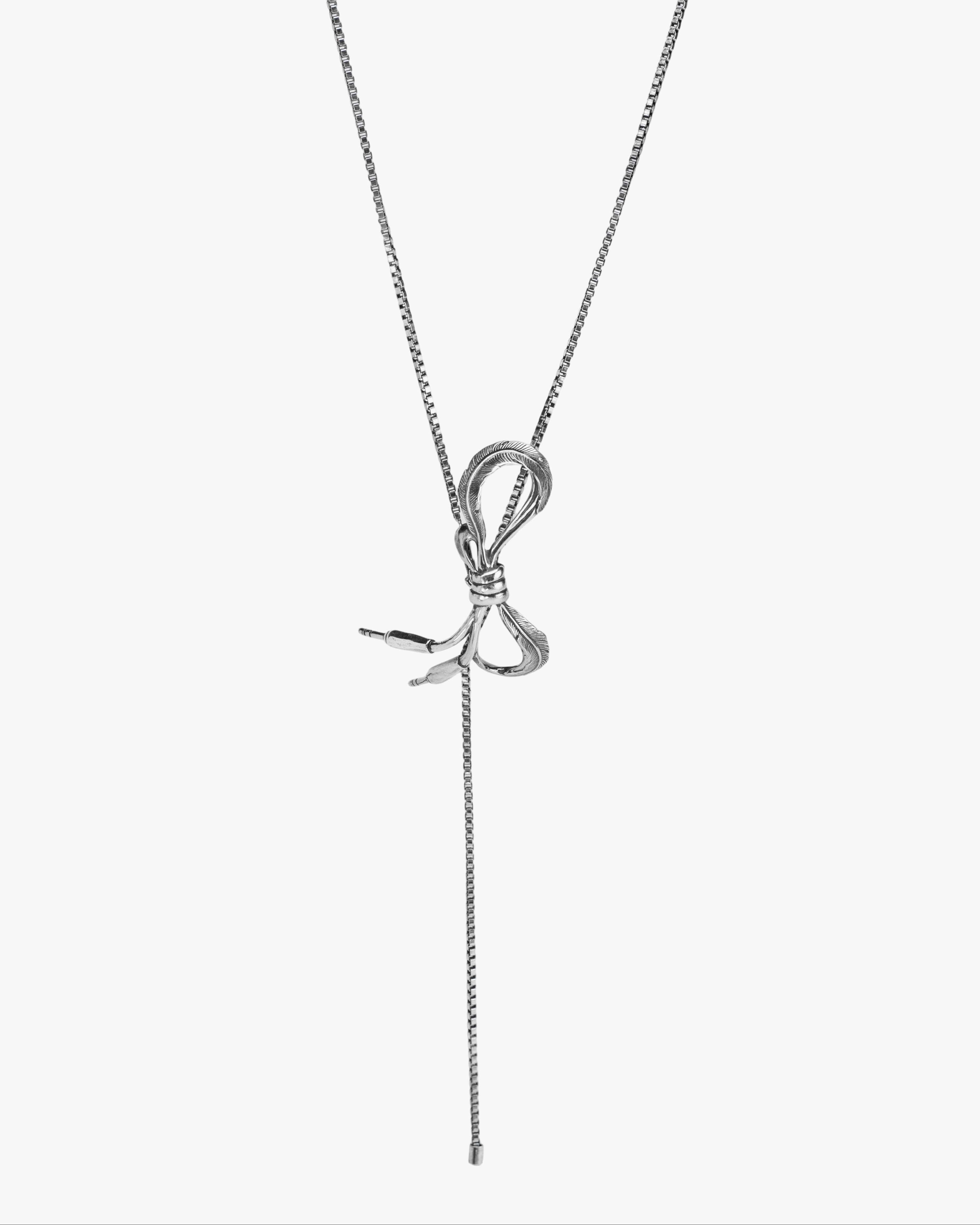 RECOVERY 完形羽線項鍊 古銀色