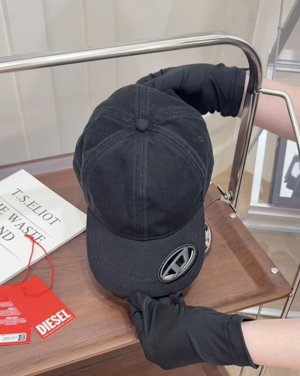 DIESEL｜棒球帽 黑色