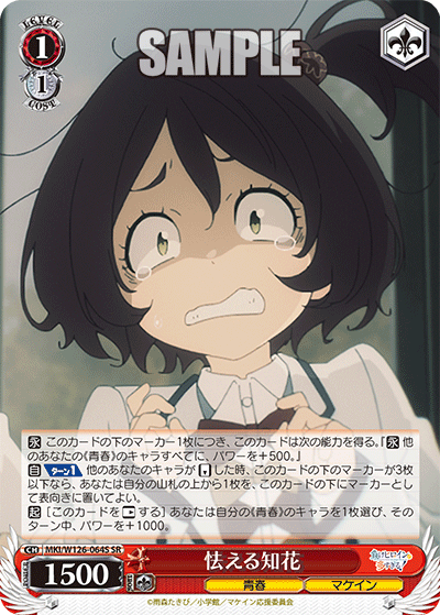 【MKI/W126-064S SR】怯える知花