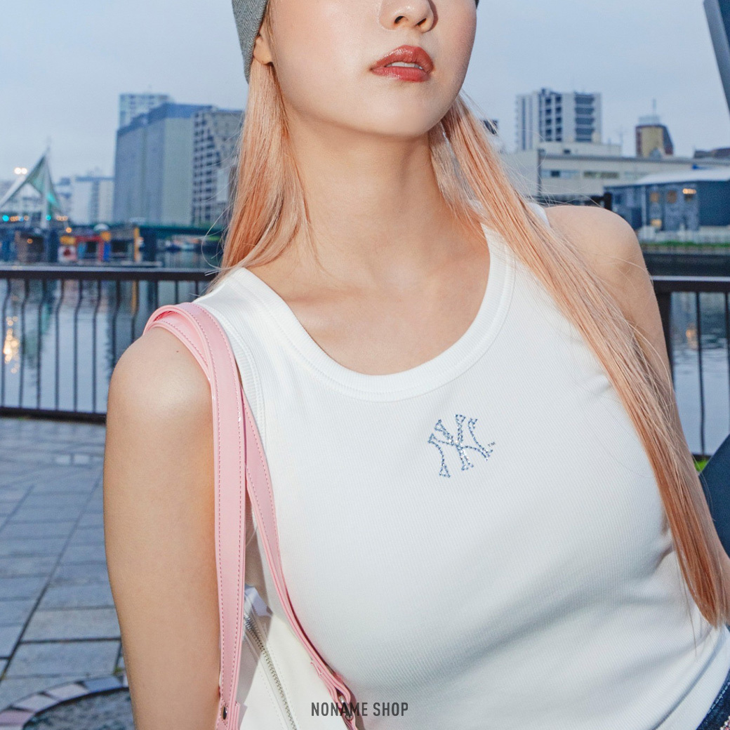 MLB 經典LOGO 水鑽 背心 三色 (女款)