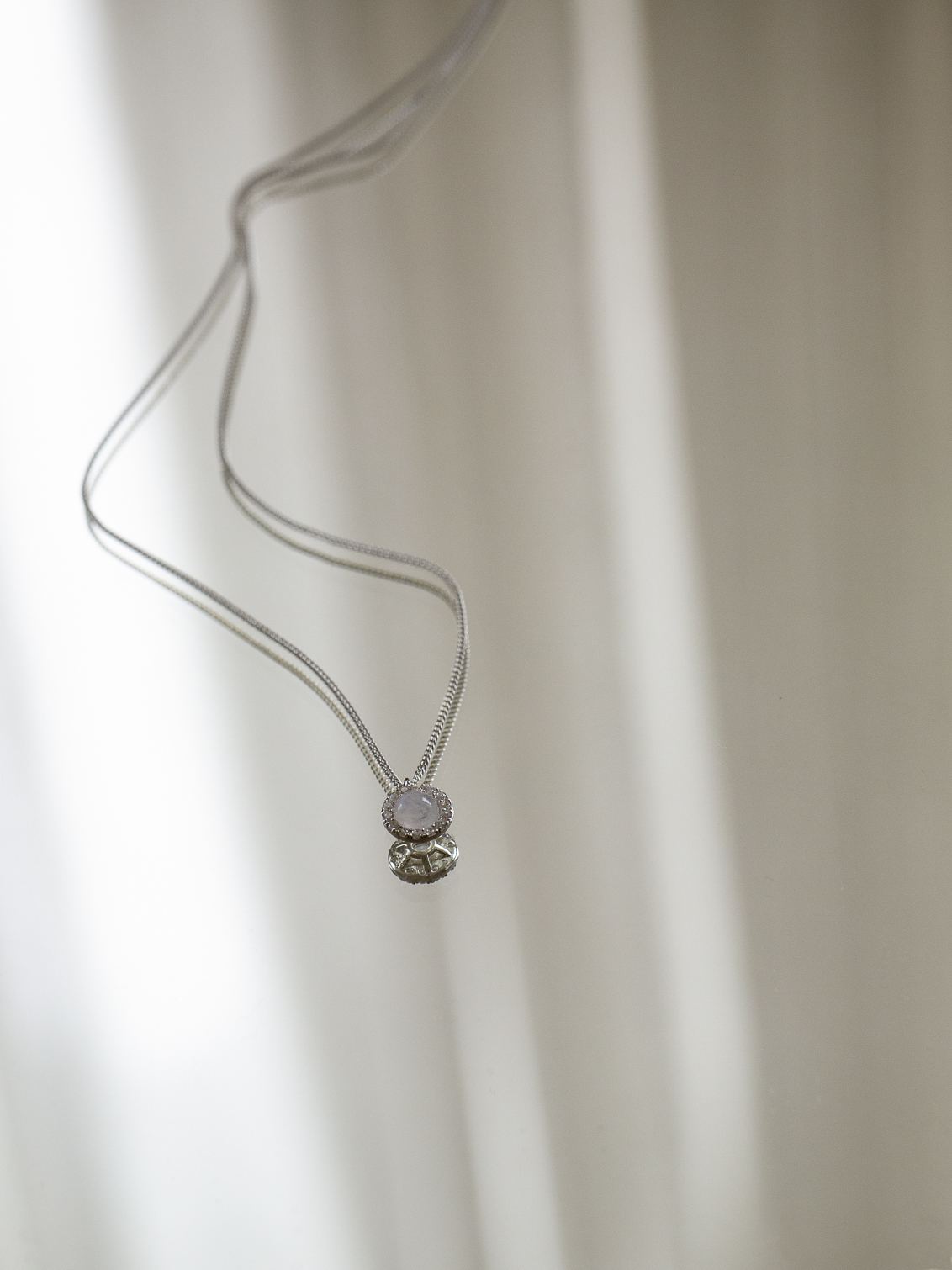 圓滿月光石 項鍊