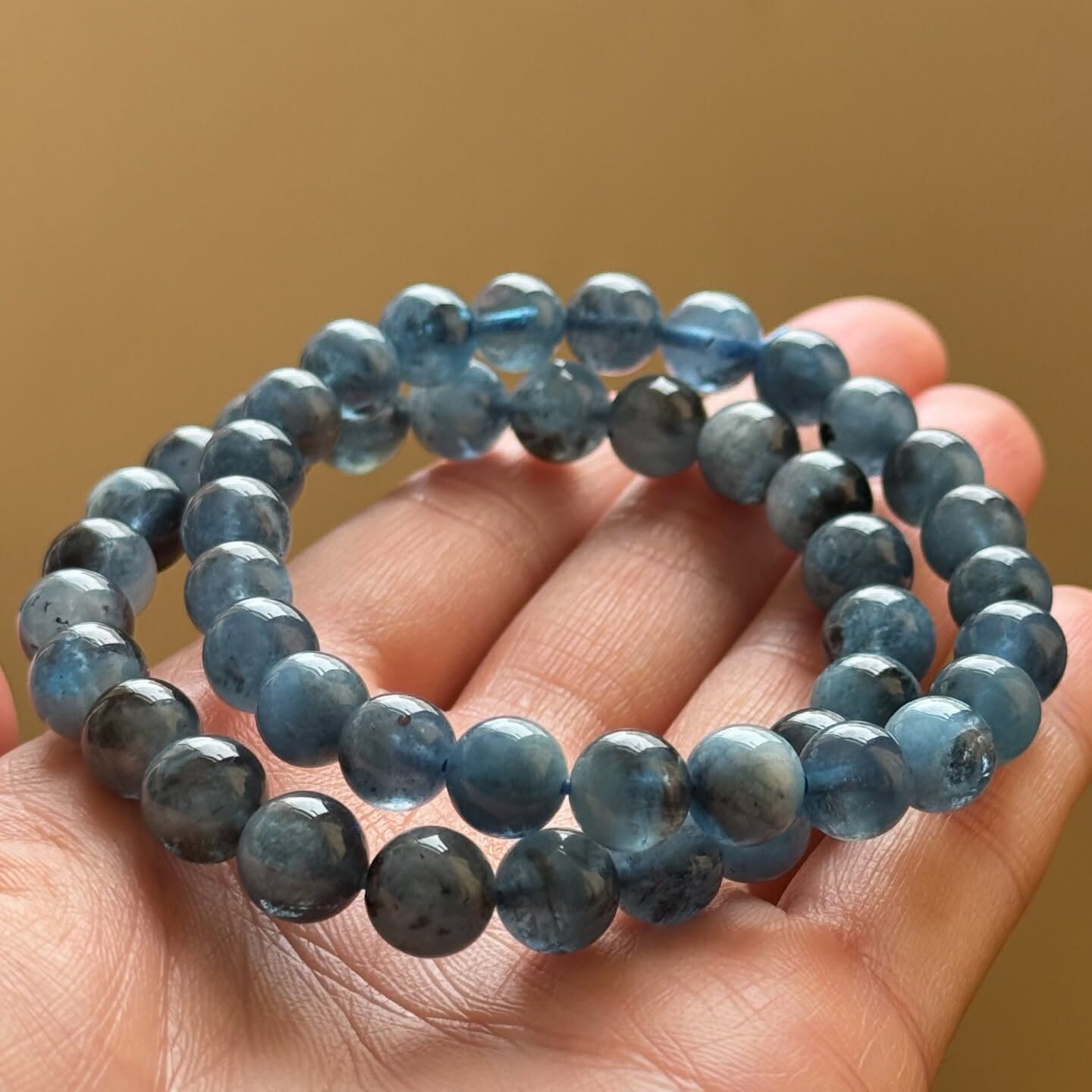 [原石] 魔鬼海藍寶 水晶手串