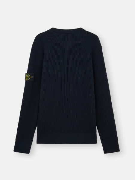 STONE ISLAND 全羅紋 RWS 羊毛圓領毛衣   JUN25