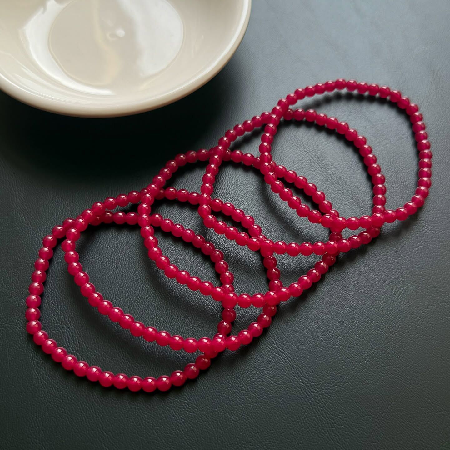 [原石] 紅寶石 水晶手串