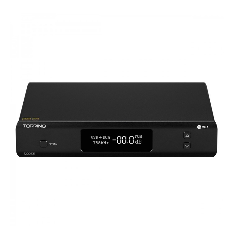 TOPPING – D90SE 發燒級全平衡座枱式純解碼 | MQA Full Decoder | ES9038PRO解碼 | I2S輸入 | 前級輸出(可切換) | LDAC高清藍牙接收
