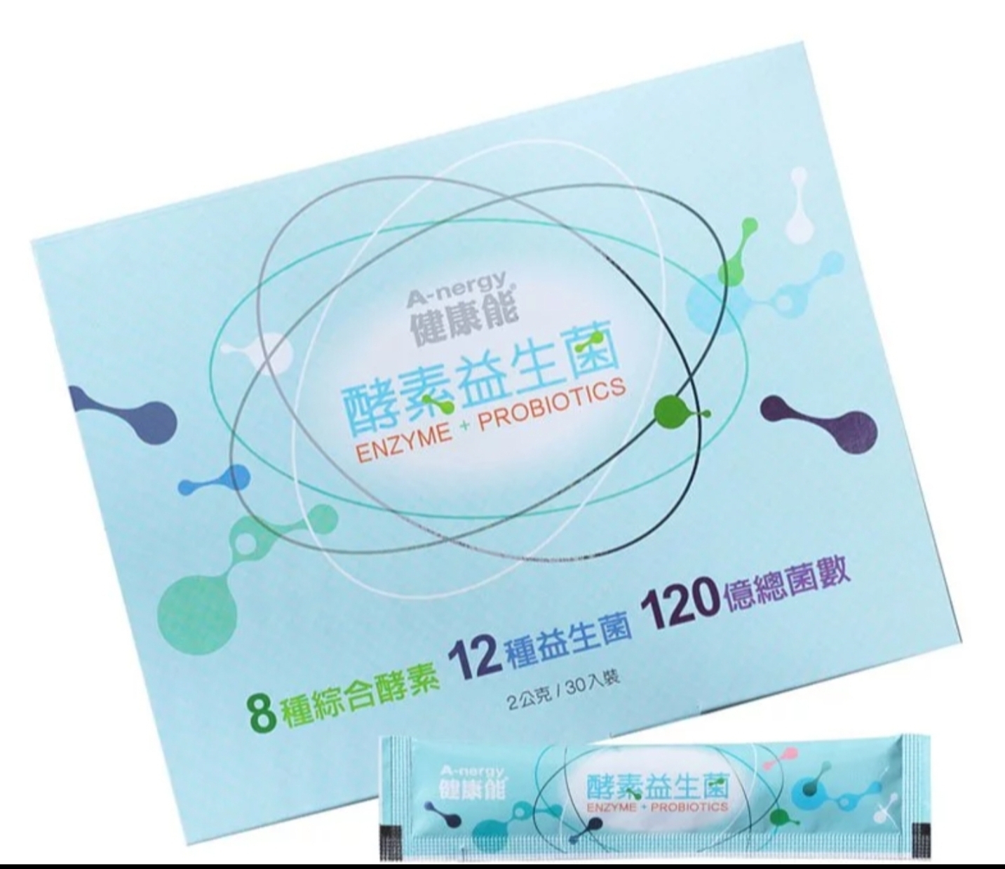 Tw6002  健康能-酵素益生菌-成人 30 入買3盒送3件旅行裝/1套
