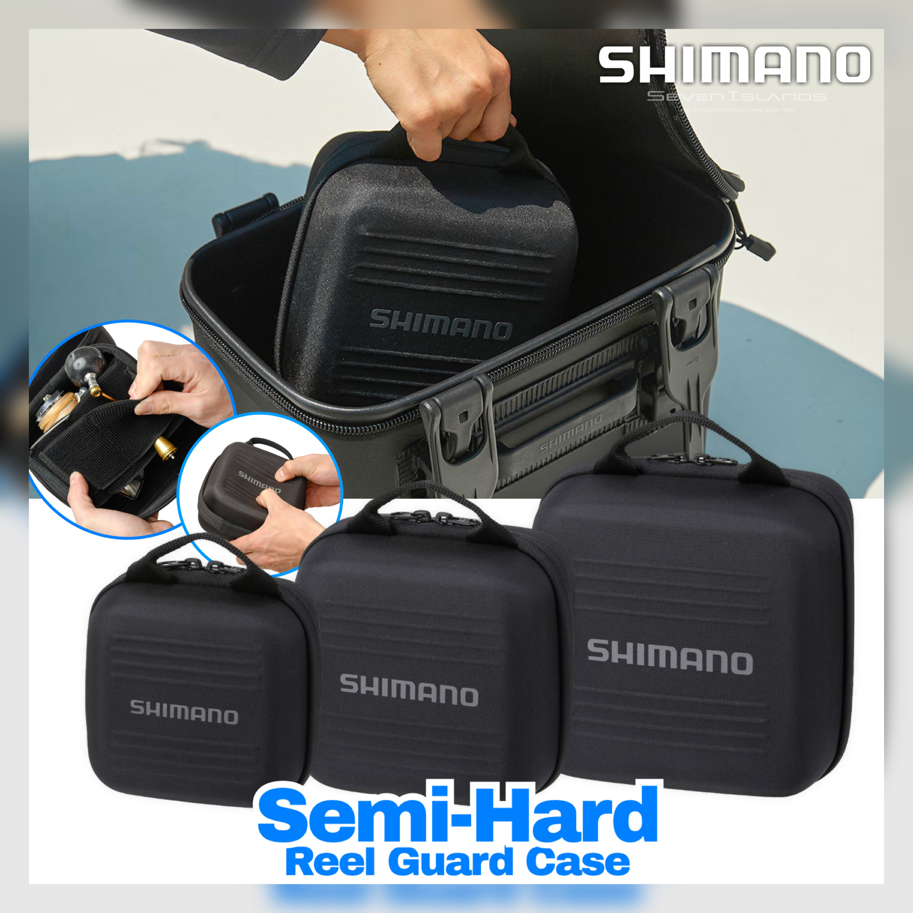 SHIMANO Semi-hard Reel Guard Case BP-231X