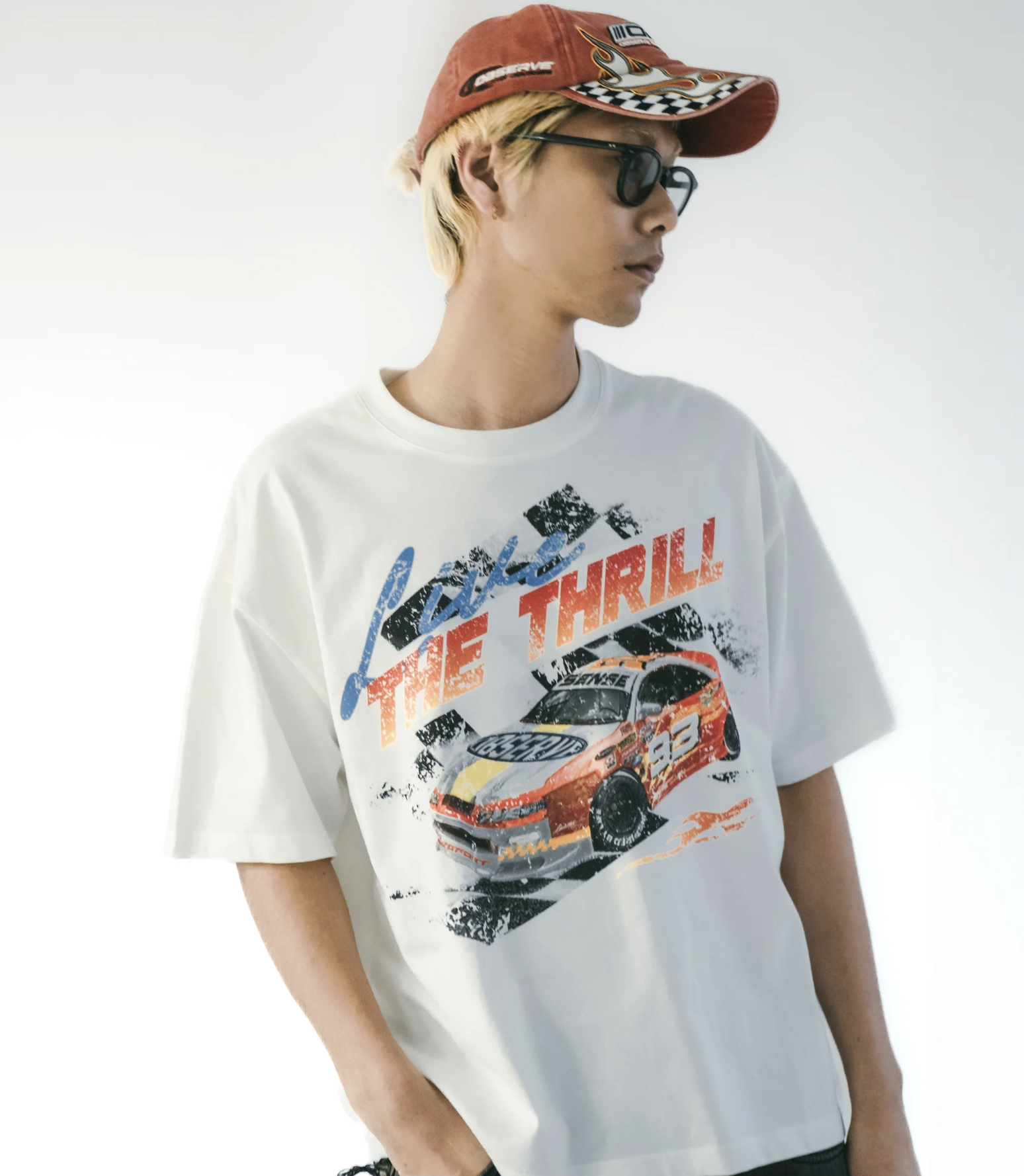 [現貨] Sense Racing Print SS White | M25-T06WH
