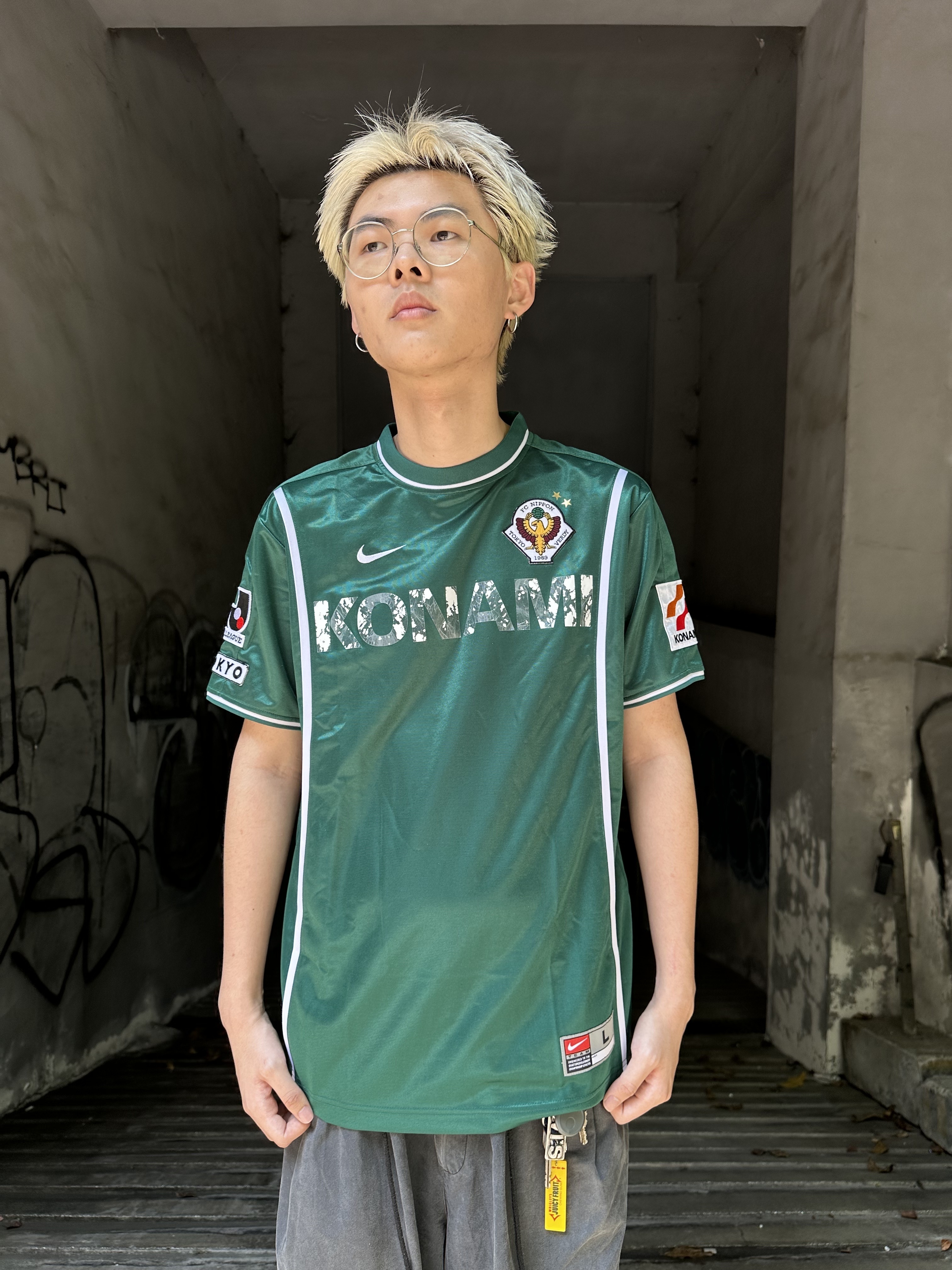 2000’S (01~02)NIKE TOKYO VEROYHOME SOCCER SHIRT（MADE IN JAPAN)