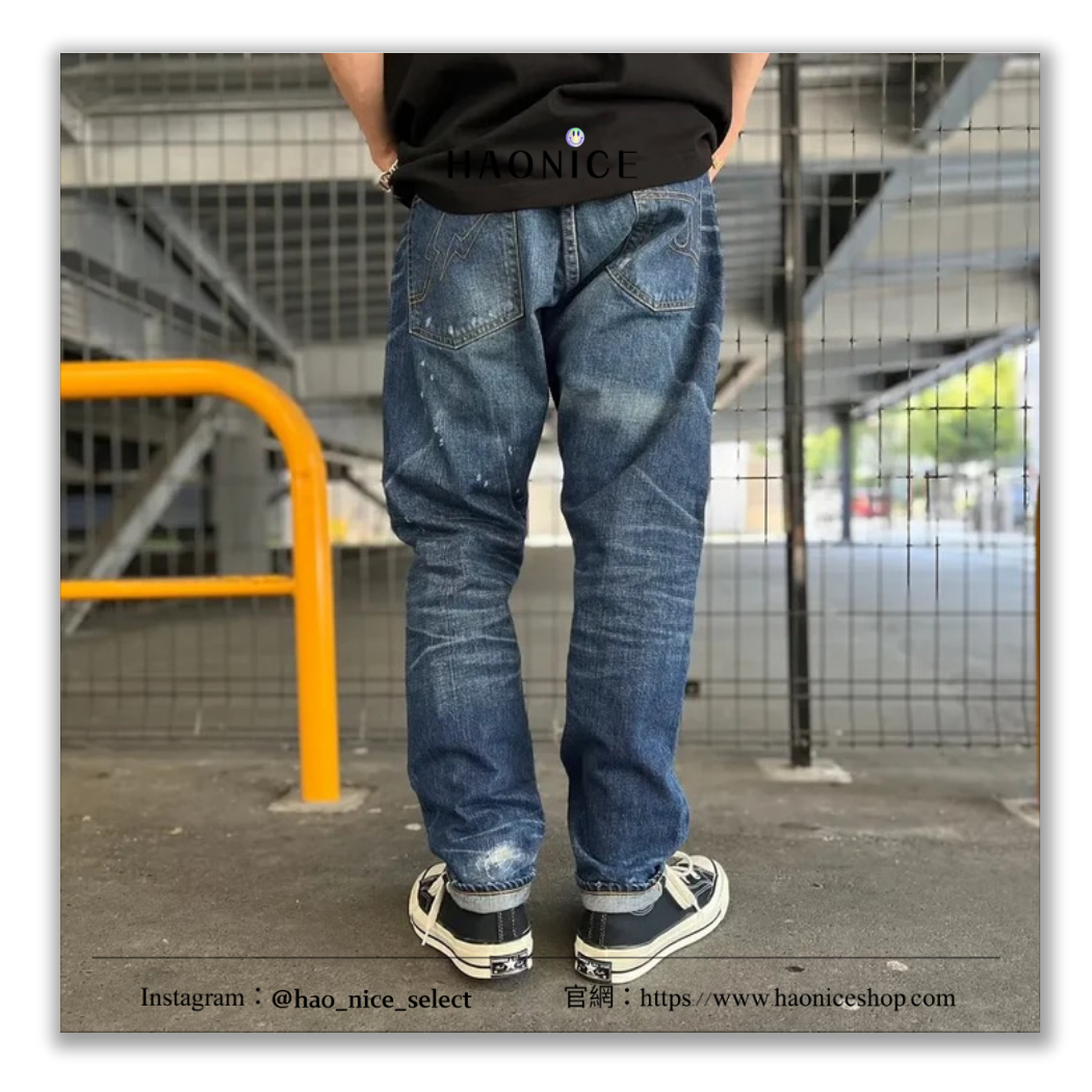 【HAO NICE】100%正品 FRAGMENT DESIGN x SEQUEL 潮流精品🔥藤原浩聯名款做舊水洗長褲 牛仔褲