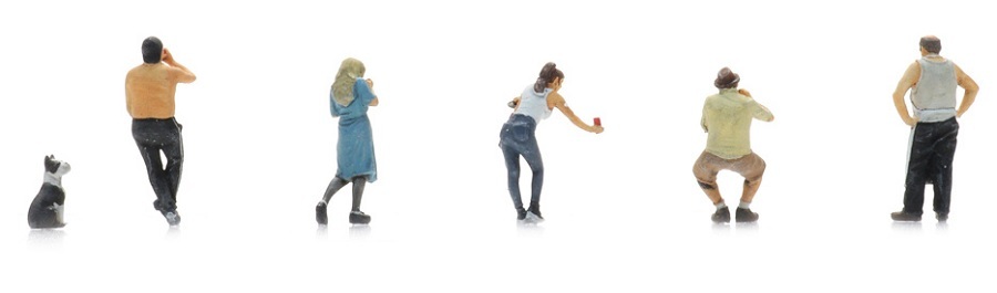 Artitec 5870100 HO規 炸魚薯條店人物