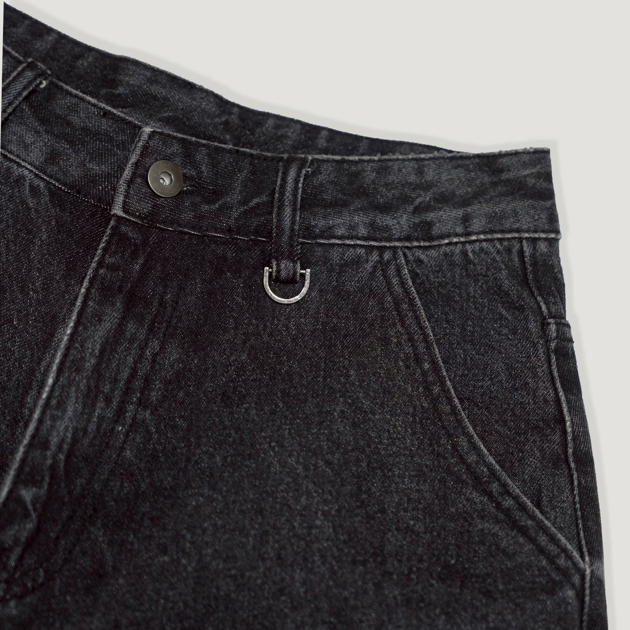 ☆ETW☆【EASY TO WEAR】QUEST Vintage Wash Jorts 復古 水洗 牛仔短褲