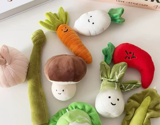 《6095》蔬菜水果造型毛絨吊飾