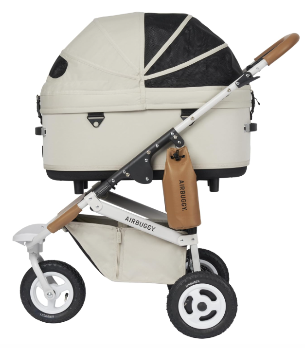 AirBuggy Dome3 Premier Regular 高級寵物手推車12kg．URBAN WHITE