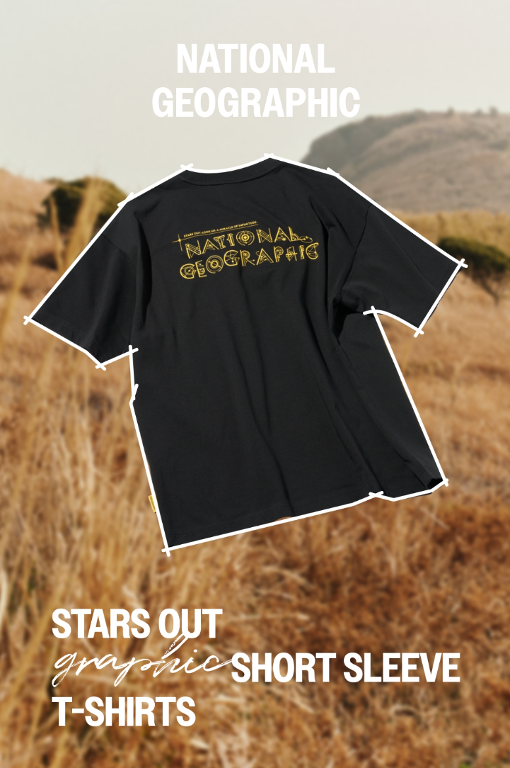 【預購】National Geographic 星座圖形 寬鬆 短T N252UTS970 N252UTS070