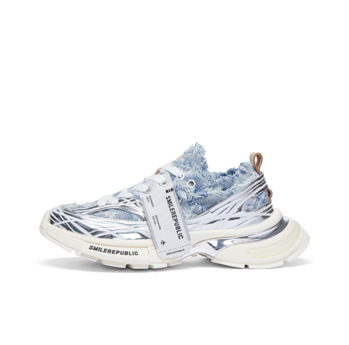 SMILEREPUBLIC SKYLINE 藍白刷舊老爹鞋 小紅書爆款🔥 SR25SS006