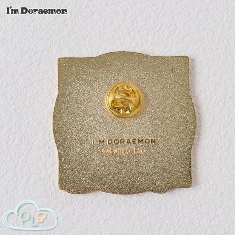 現貨 胖虎抱大雄 生日襟章 I’m Doraemon Flowering 藍色 #72052