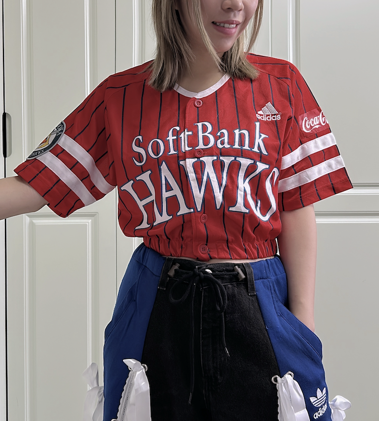 【現貨】泰國Remake間條短版捧球外套