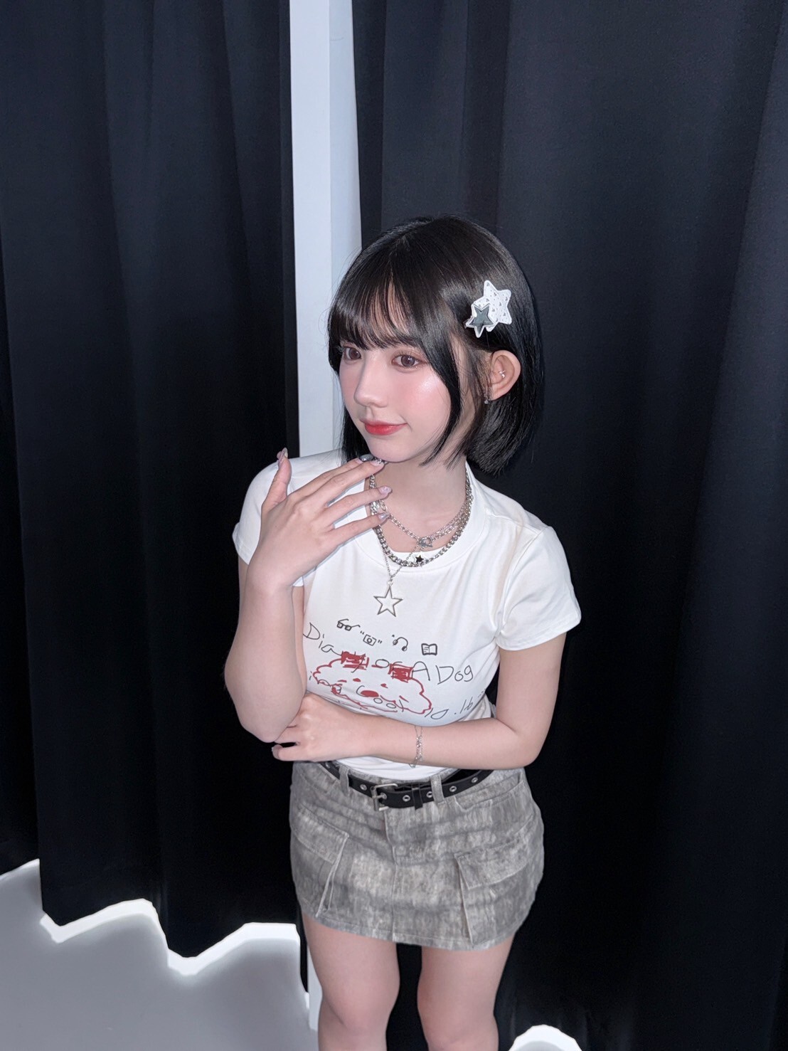 (GOAL) 手繪Q版狗狗修身上衣 UNBD 054