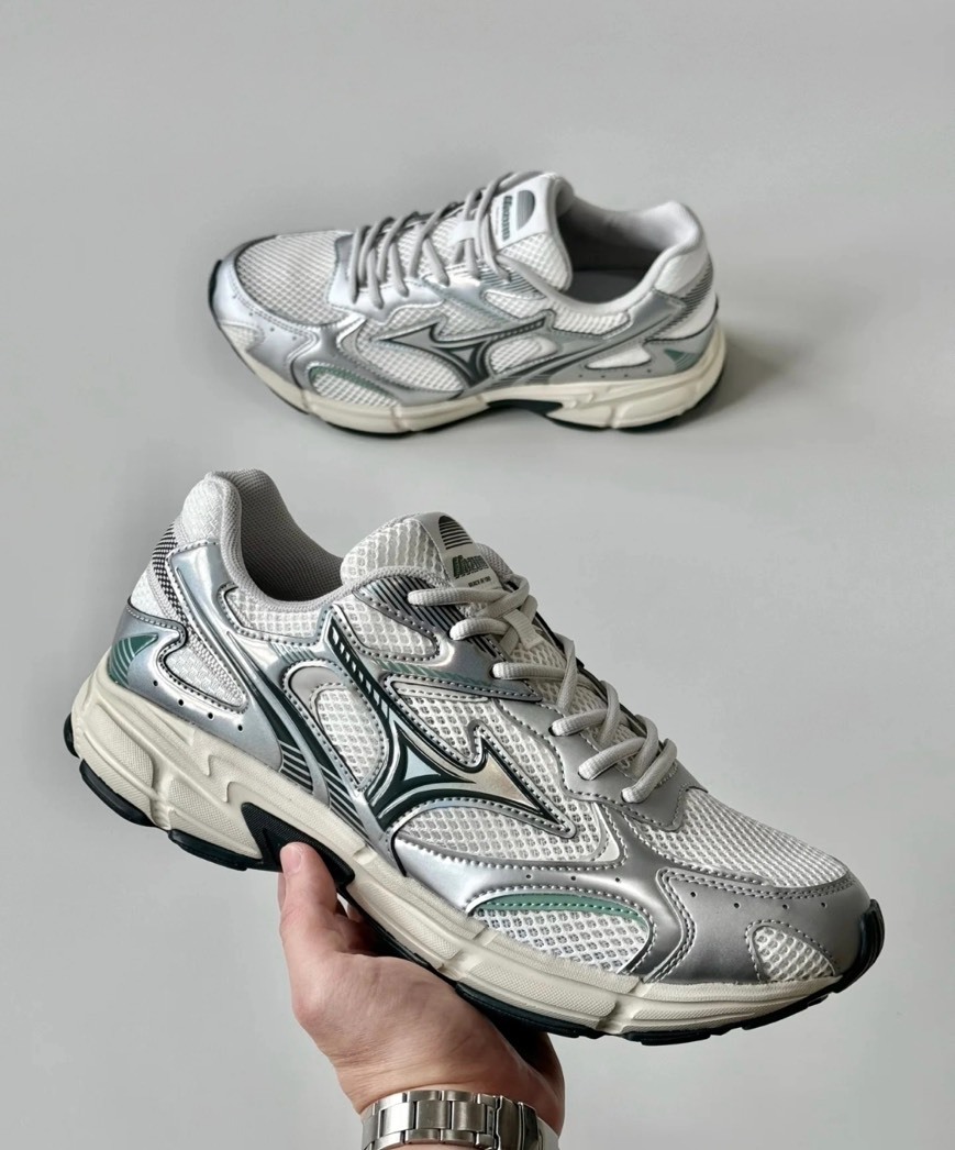 星 Mizuno Speed 2K 星河銀綠鐳射銀復古老爹鞋