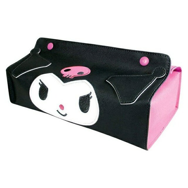日本 Sanrio Kuromi PU皮紙巾套