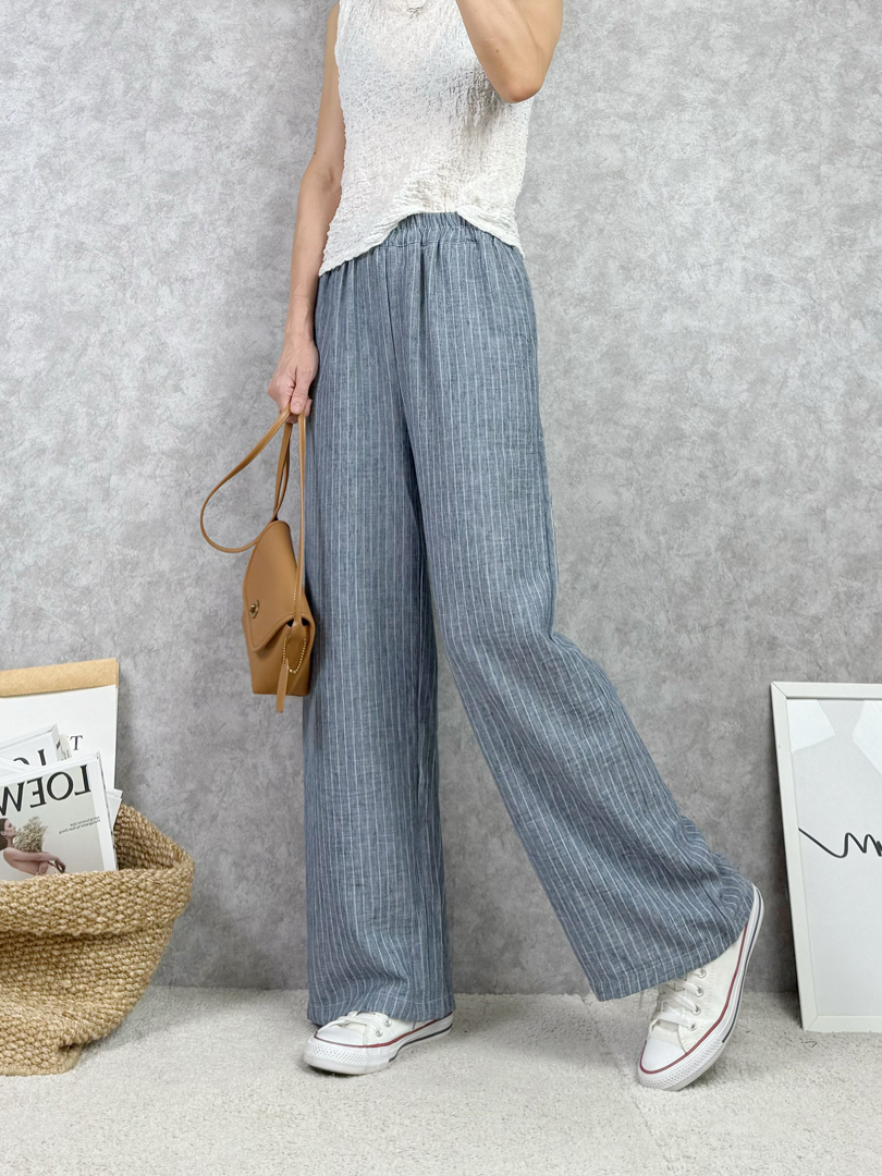 會呼吸的棉麻寬褲♡ 穿出舒適的慵懶感 ⚡️搶手貨⚡️