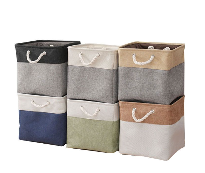 正方形收纳篮（颜色随机）35cm阔 x 32cm高